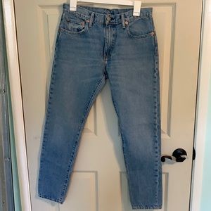 Levi’s 512. W30 L30. Light blue jeans.